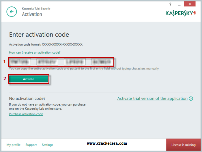 kaspersky total security activation code